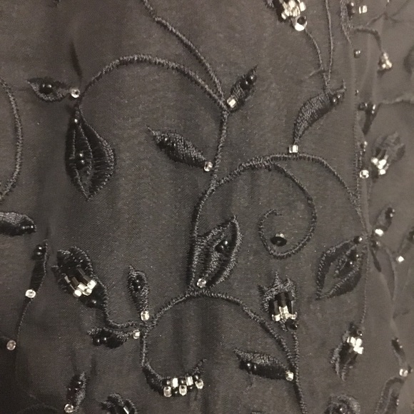 Black formal gown with beading - Picture 5 of 6